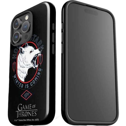 Game of Thrones: House Stark Direwolf iPhone 16 Pro Max Impact Case